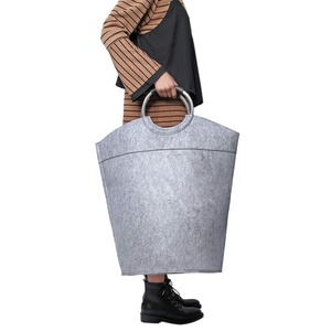 Gabinetes de <span class=keywords><strong>baño</strong></span> personalizados en <span class=keywords><strong>cesta</strong></span> de almacenamiento cestas de <span class=keywords><strong>ropa</strong></span> <span class=keywords><strong>sucia</strong></span> <span class=keywords><strong>cesta</strong></span> de lavandería de fieltro plegable - Product Image 4