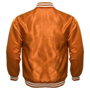 Veste de baseball matelassée en laine personnalisée pour hommes, design satiné de style universitaire, toutes les couleurs, y compris les grandes tailles, hiver léger - Product Image 6