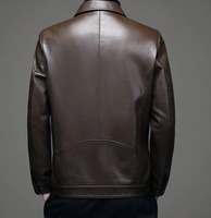 Veste universitaire en cuir véritable pour homme, hiver, personnalisable, col montant, logo sur le devant, taille oversize 4XL, manches longues, grande taille, blanc