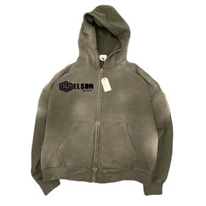 เสื้อสเวตเชิ้ตวินเทจมีฮู้ดใส่ได้ทั้งชายและหญิงแขนยาวซักด้วยกรดพิมพ์ลายสกรีนสไตล์ใหม่ - Product Image 1