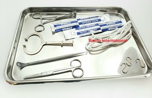 BISONS - Kit de Instrumentos Quirúrgicos Manuales Reutilizables de Acero Inoxidable de Alta Calidad con Certificación CE para Uso Hospitalario/Clínico - Product Image 2