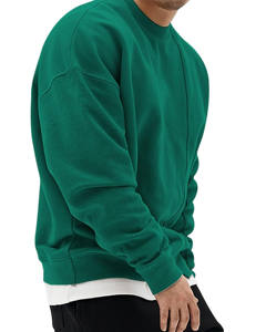 Sweat-shirts à capuche unisexes surdimensionnés, vente en gros, personnalisables, 450 GSM, hiver, couleur unie, streetwear, décontractés, 100% coton - Product Image 2