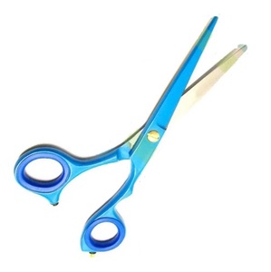 Tijeras de Barbero Profesionales de Acero Inoxidable para Diestros con Punta de Cuchilla Afilada de 28 Dientes para Cortar el Cabello - Product Image 1