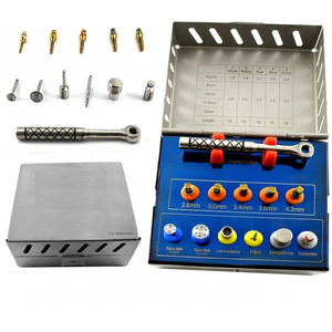 Dental Surgical <b>Bone</b> Expander Kit With <b>Saw</b> Disks And Manual Tools Blue Color Class I Instrument - Product Image 2