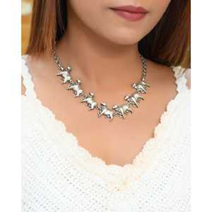 สร้อยคอจี้แฟชั่นสำหรับผู้หญิงมีร่า Jaipur dhenu - Product Image 2