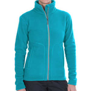 Veste polaire de haute qualité pour femmes: vêtements d'extérieur d'hiver unis personnalisés - Product Image 2