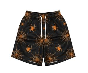 ผู้ผลิต รับทำโลโก้ตามสั่ง บาสเก็ตบอลคุณภาพสูง พิมพ์ลายแบบซับลิเมชั่น โพลีเอสเตอร์ ความยาวขาใน 5 นิ้ว ผ้าตาข่ายสองชั้น สำหรับผู้ชาย แบบเรียบง่าย สวมใส่สบาย - Product Image 1