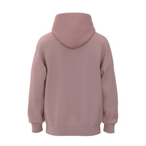 <b>Pink</b> Hooded <b>Sweatshirt</b> Unisex Regular Fit Cotton French Terry Casual Winter Streetwear Front Logo - Product Image 5