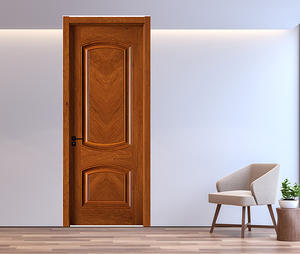 Puerta Interior de Madera MDF Sólida con Acabado Minimalista, Personalizada por el Fabricante, Insonorizada y Resistente al Agua, para Dormitorio, Comedor u Hospital - Product Image 6