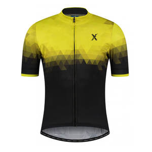 Maillot de cyclisme en polyester imprimé par sublimation, style professionnel, personnalisé, pour la compétition, tissu extensible, confort tout au long de la journée - Product Image 1