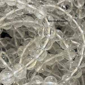 Bracelet en quartz clair naturel, prix de gros, perles de cristal de 8 mm, bracelet extensible énergétique pour homme et femme, cadeau de méditation - Product Image 5