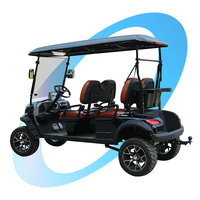 Ensemble de voiturette de golf comprenant un chargeur, une housse et des accessoires de luxe