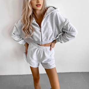 OEM Custom Logo Men's Hip Hop Style Woven Embroidered Nylon Tracksuit Breathable Short <b>Sets</b> Summer Jogging Clothing - Product Image 2