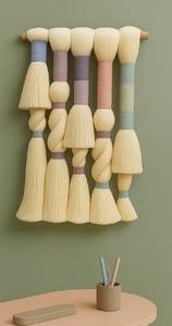 Décoration Murale Sphérique Minimaliste en Fibre, Macramé, Art Mural en Forme de Bulle, Design Moderne, Décoration Intérieure de Luxe pour Salon - Product Image 4