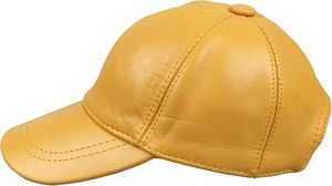 Gorra de Béisbol de Cuero Genuino de Primera Calidad para Hombre, Gorra de Cuero de 6 Paneles - Product Image 5