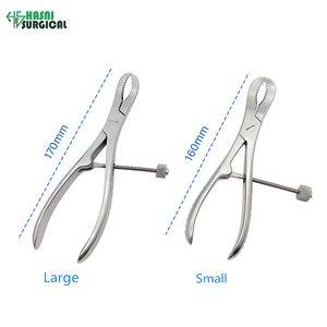 Pinces à os manuelles de qualité supérieure, instrument chirurgical orthopédique en acier inoxydable, forte adhérence pour la chirurgie des traumatismes et des fractures - Product Image 1
