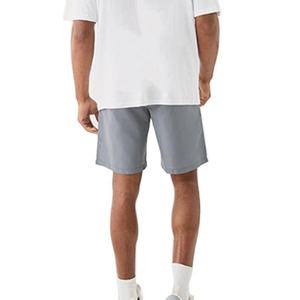 Short décontracté pour homme en lin/coton de haute qualité, taille élastique, écologique, respirant, design personnalisé, vente en gros, couleur unie - Product Image 3