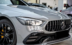 Autocollant AMG en TPU, film métallique, couleur PPF, gris <span class=keywords><strong>Nardo</strong></span>, TPU gris <span class=keywords><strong>Nardo</strong></span> - Product Image 6