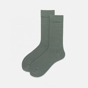 Calcetines unisex de color sólido, 73% algodón, 24% nailon, 3% spandex, transpirables, para uso diario, informales, para hombre, OEM, venta al por mayor, para mujer - Product Image 6