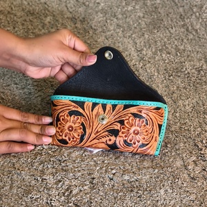 Genuine Leather Women's <b>Wallets</b> Vintage Style Waterproof Anti-Theft Personalized Gifts Clutch Cover Handmade Bulk Venus Leather - Product Image 2