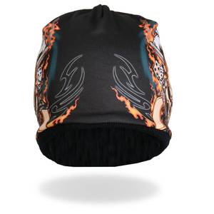 Gorros de Ciclismo Ligeros Personalizados al por Mayor, Gorro de Otoño con Diseño de Calavera, Gorra de Ciclismo con Logotipo Impreso - Product Image 4