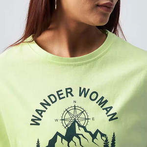 Camisetas cortas de verano ligeras y ecológicas para mujer, venta en línea, estilo moderno, directo de fábrica en Pakistán. - Product Image 6