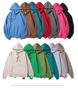Sweat-shirt à capuche oversize tendance et abordable, personnalisable avec broderie et impression en relief, unisexe pour hommes - Product Image 2