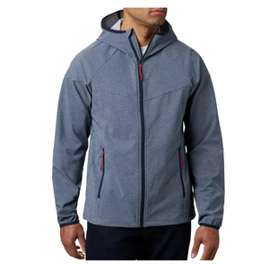 Nueva Chaqueta Softshell con Capucha Estilo Americano para Hombre, Impermeable, Transpirable, con Cierre Completo, para Senderismo, Running, Cortavientos, Personalizable - Product Image 5