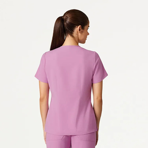 Offre Spéciale Été : Tenues Médicales d'Hôpital 100% Coton – Uniformes Paramédicaux en Gros, Vêtements de Travail à Faible MOQ, Haut et Pantalon d'Infirmière - Product Image 4