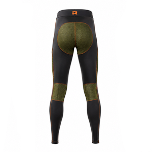 Service ODM personnalisé : Leggings de course pour motards avec tissu compressif flexible, respirant et extensible, en vente - Product Image 5