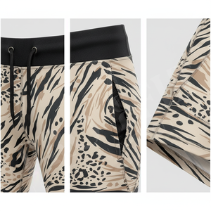 Shorts de cyclisme sans couture personnalisables pour le yoga, la gym et le fitness – Extensibles, respirants, avec contrôle du ventre - Product Image 4