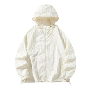 Veste coupe-vent en nylon personnalisée avec logo, homme femme, légère, imperméable, pour jogging et activités sportives, randonnée, unisexe, vestes pour hommes - Product Image 3