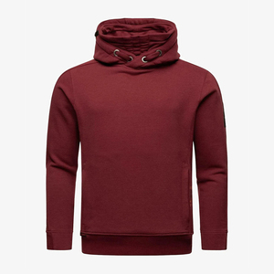 Sweat-shirt à capuche uni pour homme, coupe classique, 100% coton tricoté, style décontracté, vêtement d'automne, pull à capuche surdimensionné pour homme - Product Image 6