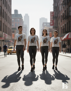 เสื้อยืดคอตตอนผู้ชายไซส์ใหญ่พิเศษจากโรงงานโดยตรง สีดำฟอกกรด พิมพ์ลาย DTG ตามสั่ง คอกลม แขนปกติ - Product Image 2