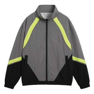 Wholesale Custom Unisex Windbreaker Tracksuit Hooded 2 1 Streetwear Zipper Jacket <b>Pants</b> Set Lightweight Material Outdoor Casual - Product Image 2