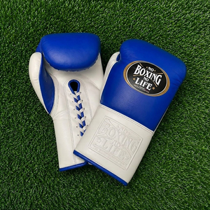 Hot Selling Handmade Laced Professional Boxing Sparring <b>Gloves</b> Genuine Cowhide Leather Custom Packaging Adult Training <b>Gloves</b> - Product Image 3