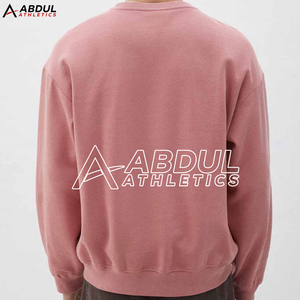 Sweat-shirt élégant pour homme en coton mélangé, coupe ajustée, idéal pour la salle de sport et les tenues quotidiennes. - Product Image 3