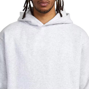 Sudadera con capucha extragrande de algodón velour blanco con media cremallera para hombre, estampado digital, duradera, talla grande, ecológica, para uso exterior en invierno - Product Image 4