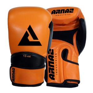 Gants de boxe en cuir de vachette véritable personnalisés de haute qualité avec le motif et le design de votre marque - Product Image 3