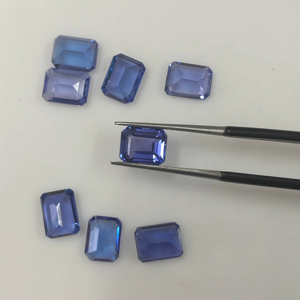 แทนซาไนต์สีน้ำเงินธรรมชาติ 8x6 มม. ทรงแปดเหลี่ยม คุณภาพดีที่สุด พลอยหลวมสำหรับทำเครื่องประดับ - Product Image 1