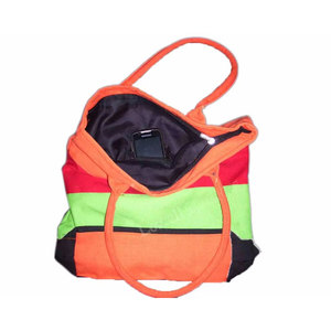 Bolsa de Lona de Algodón Resistente y Elegante, Ideal para Compras Ecológicas, Viajes, Trabajo y Artículos Esenciales Diarios, Gran Capacidad, Reutilizable - Product Image 3