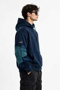 Sudadera con Capucha Extra Grande para Hombre, Tejida, Forrada, de Doble Capa, Informal, 100% Algodón, Antiarrugas, para Invierno - Product Image 4