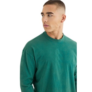 Nouvelles Chemises Confortables à Manches Longues pour Hommes, Coupe Droite, Col Rond, 100% Coton, Style Streetwear, Couleurs Unies, Vente en Gros, Collection 2026 - Product Image 4