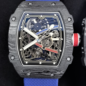 Reloj de pulsera automático de lujo con movimiento de titanio ultrafino de 7.8 mm NTPT, reloj de hombre Mile RM67-02 skeleton RM - Product Image 1