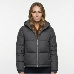 Unisex Winter Warm Bomber <b>Jacket</b> Breathable Nylon Coats Shiny <b>Light</b> Zipper Closure Front Regular Style <b>Waterproof</b> Eco-Friendly - Product Image 1