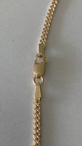 Vintage Gold Plated Box Chain Necklace Minimalist Style Unisex Daily Wear Zinc Alloy 14K Gold Curb Link Chain Gift - Product Image 4