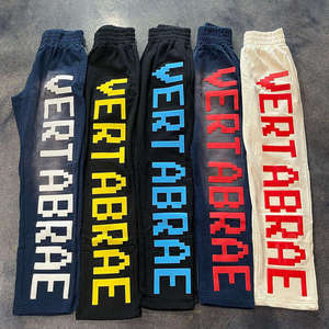 Six Trend Sports Clothing Manufacturer - Logo personnalisé pour pantalons de survêtement évasés streetwear unisexes, pantalons de jogging 100% coton - Product Image 1