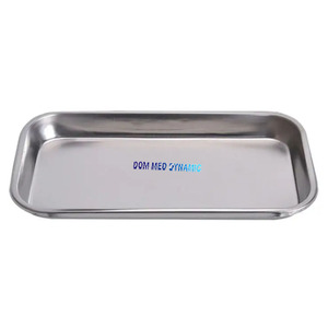 Bandeja portaherramientas quirúrgicas de acero inoxidable, organizador de equipo médico reutilizable para uso en hospitales, clínicas y esterilización. - Product Image 2