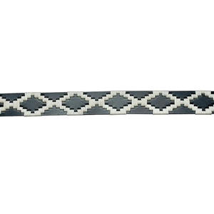 เข็มขัดหนังแท้พรีเมียมลายเรขาคณิตสไตล์วินเทจสำหรับผู้ชาย - Product Image 3