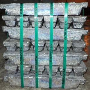 Lingots de zinc à faible teneur en plomb (origine VN, dimensions personnalisables) pour la fabrication de batteries et l'électrodéposition - Product Image 1